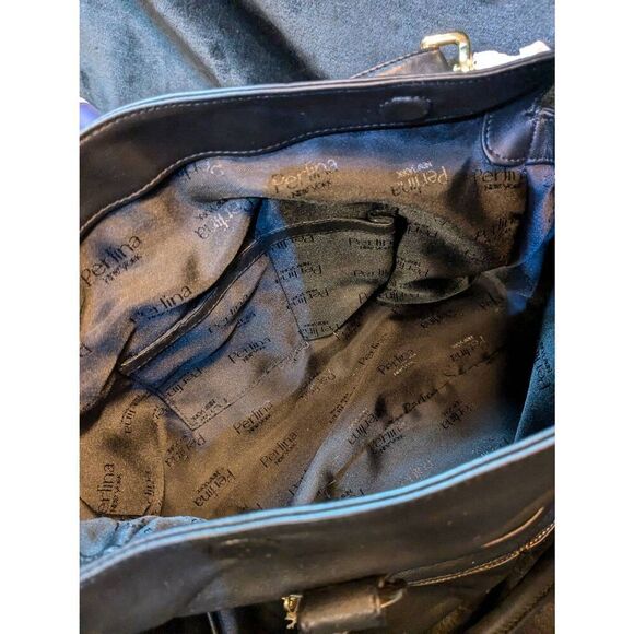 NWT PIRLINA 15X10 Leather hand bag. - Picture 9 of 13